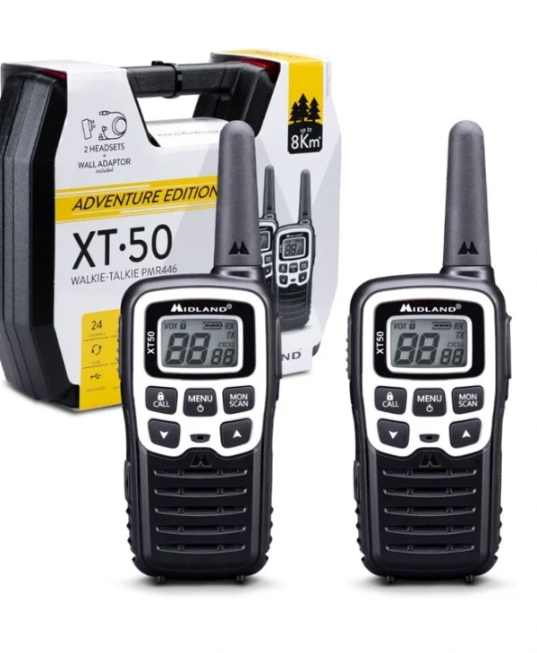 Midland XT50 Adventure Ασύρματος Πομποδέκτης PMR με Μονόχρωμη Οθόνη Σετ 2τμχ C1178.03