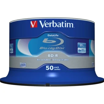 Verbatim Εγγράψιμα BD-R 6x 25GB Cake Box 50τμχ 43838