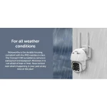 Kruger & Matz Connect C90 IP Κάμερα Παρακολούθησης Wi-Fi Full HD 1080p Αδιάβροχη Μπαταρίας με Ηχείο και Φακό 2.4mm KM2213 - Image 4