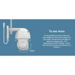 Kruger & Matz Connect C90 IP Κάμερα Παρακολούθησης Wi-Fi Full HD 1080p Αδιάβροχη Μπαταρίας με Ηχείο και Φακό 2.4mm KM2213 - Image 5