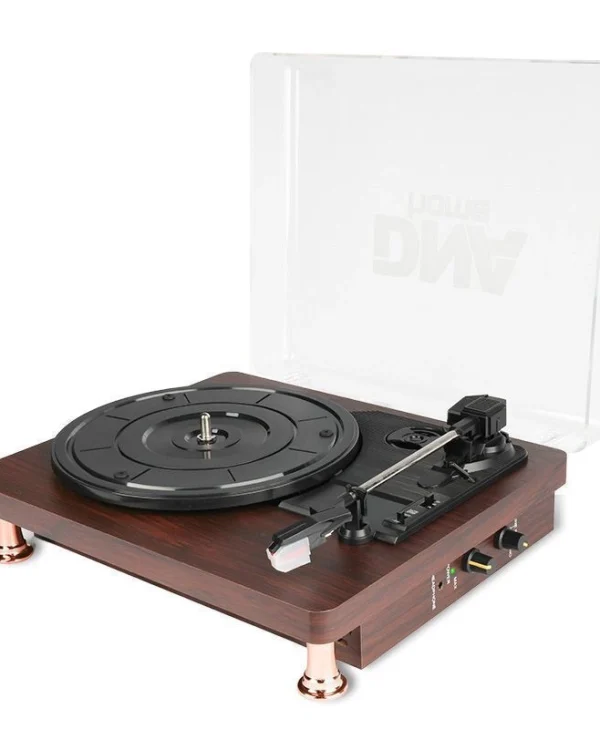 DNA TT1 Πικάπ με Belt Drive, Προενίσχυση και Ενσωματωμένα Ηχεία Καφέ 5908249816336