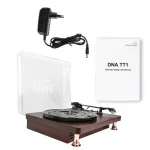 DNA TT1 Πικάπ με Belt Drive, Προενίσχυση και Ενσωματωμένα Ηχεία Καφέ 5908249816336 - Image 5