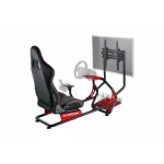 Oplite GT3 Cockpit Καρέκλα Gaming Δερματίνης Μαύρη OP-GT3 - Image 2