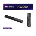 Hisense HS2000 Soundbar 2.1 Bluetooth και HDMI 240W με Τηλεχειριστήριο Μαύρο - Image 10