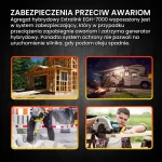 Extralink Γεννήτρια Βενζίνης/Υγραερίου με Μέγιστη Ισχύ 8.75kVA EGH-7000 - Image 9