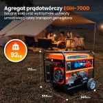 Extralink Γεννήτρια Βενζίνης/Υγραερίου με Μέγιστη Ισχύ 8.75kVA EGH-7000 - Image 10