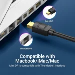 Vention Cable DisplayPort male - mini DisplayPort male 3m Μαύρο (HAABI) - Image 7