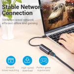 Vention CFABB Αντάπτορας Δικτύου USB-C με Ενσύρματη Σύνδεση Ethernet - Image 3