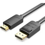 Vention Cable DisplayPort male - HDMI male 2m Μαύρο (HADBH)