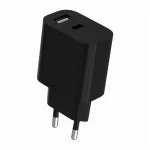 Gembird Φορτιστής Χωρίς Καλώδιο με Θύρα USB-A και Θύρα USB-C Μαύρος (TA-UC-2AC12-01-BK) - Image 3
