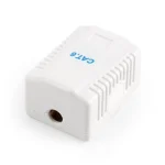 Cablexpert Μονή Πρίζα Δικτύου RJ45 με Πλαίσιο Τύπου Cat6 σε Λευκό Χρώμα NCAC-1U6-01 - Image 3