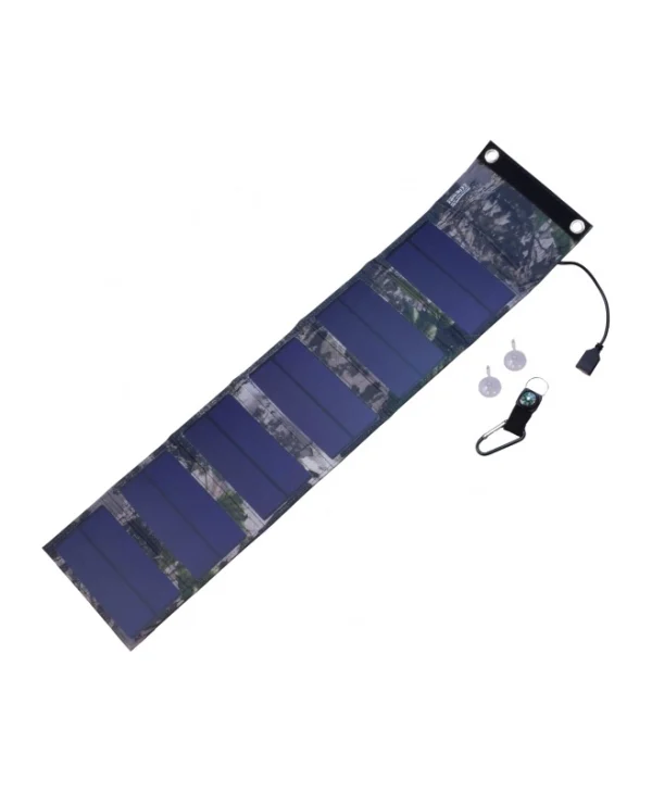 PowerNeed ES-6 Αναδιπλούμενο Ηλιακό Panel Φορτιστής 9W (Φορητών Συσκευών)