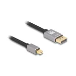 DeLock Cable mini DisplayPort male - DisplayPort male 2m Μαύρο (81092)