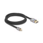 DeLock Cable mini DisplayPort male - DisplayPort male 2m Μαύρο (81092) - Image 2