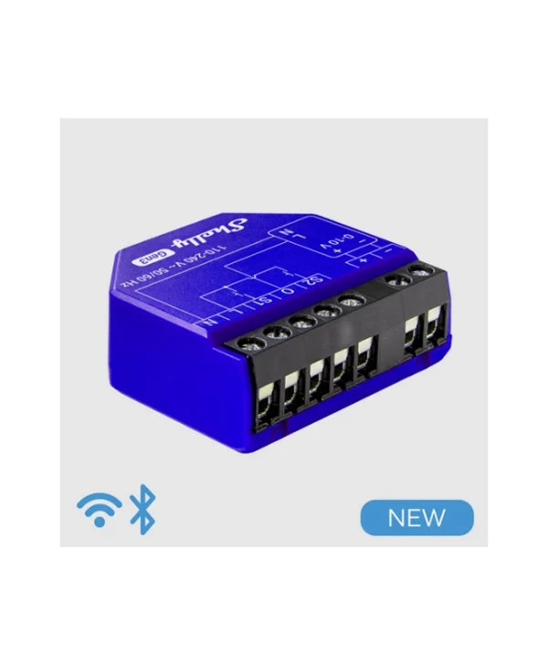 Shelly Plus 0/1-10V Dimmer GEN3 Smart Switch Dimmer 1 Καναλιού Wi-Fi, Bluetooth & RF 16A (με Ουδέτερο) Shelly_Dimmer_0_Gen3
