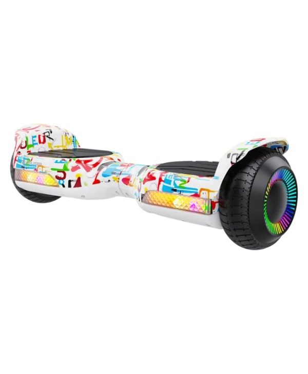 Rebel Cruiser Paint Hoverboard με 10km/h Max Ταχύτητα και 8km Αυτονομία Πολύχρωμο ZAB0014