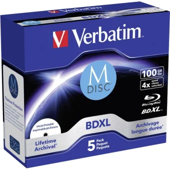 Verbatim Εγγράψιμα BD-R 4x 100GB 5τμχ 43834