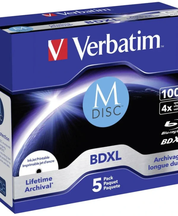Verbatim Εγγράψιμα BD-R 4x 100GB 5τμχ 43834