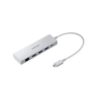 Samsung USB-C Docking Station με HDMI 4K PD Ethernet Ασημί (EE-P5400USEGEU)