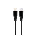 Gembird USB-C to Lightning Cable 20W Μαύρο 1.5m (CC-USB2S-CM8PM-1.5M-BK)