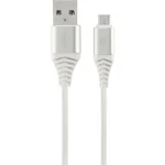 Gembird Regular USB 2.0 to micro USB Cable Λευκό 2m (CC-USB2B-AMMBM-2M-BW2) CC-USB2B-AMmBM-2M-BW2
