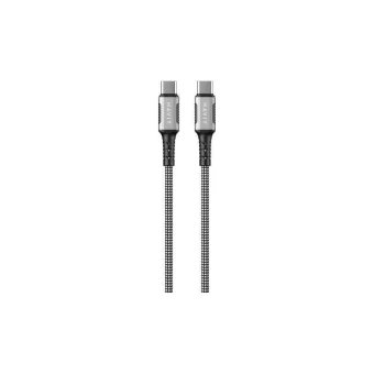 Havit Magnetic USB 2.0 Cable USB-C male - USB-C 60W PD Μαύρο 1m CB6297