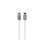Havit Braided USB 2.0 Cable USB-C male - USB-C 60W PD Λευκό 1m CB6290 - Image 3