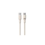 Havit USB 2.0 Cable USB-C male - USB-C 100W PD Μπεζ 2m CB6284 CB6284 2.0m