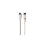 Havit USB 2.0 Cable USB-C male - USB-C 100W PD Μπεζ 2m CB6284 CB6284 2.0m - Image 3