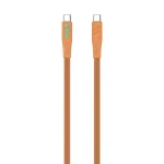 Havit Braided USB 2.0 Cable USB-C male - USB-C 60W PD Πορτοκαλί 1m CB6254