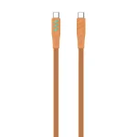Havit Braided USB 2.0 Cable USB-C male - USB-C 60W PD Πορτοκαλί 1m CB6254 - Image 4