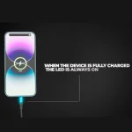 Havit LED USB-C to Lightning Cable Μαύρο 1m (CB6255) - Image 5