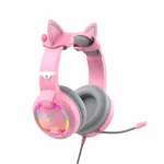 Havit H2233D On Ear Gaming Headset με σύνδεση USB / 3.5mm Ροζ H2233D-PINK - Image 5