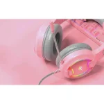 Havit H2233D On Ear Gaming Headset με σύνδεση USB / 3.5mm Ροζ H2233D-PINK - Image 6