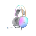 Havit H2037d Over Ear Gaming Headset με σύνδεση 2x3.5mm / USB Λευκό - Image 9