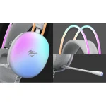 Havit H2037d Over Ear Gaming Headset με σύνδεση 2x3.5mm / USB Λευκό - Image 10