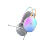 Havit H2037d Over Ear Gaming Headset με σύνδεση 2x3.5mm / USB Λευκό - Image 14