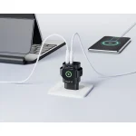 Havit Φορτιστής Χωρίς Καλώδιο με Θύρα USB-A και Θύρα USB-C 22W Power Delivery / Quick Charge 3.0 Μαύρος (UC132) UC132 EU - Image 2