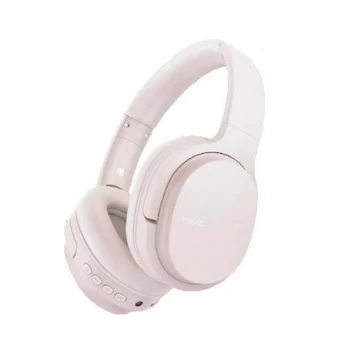 Havit I62 Ασύρματα / Ενσύρματα Over Ear Ακουστικά με 8 ώρες Λειτουργίας Ροζ