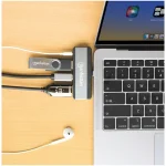 Manhattan USB-C Docking Station με HDMI 4K PD Γκρι (190404) - Image 5
