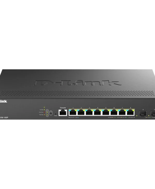 D-Link DMS-1250-12TP/E Managed L2 PoE Switch με 8 Θύρες Ethernet