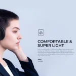 Havit H633BT Ασύρματα / Ενσύρματα Over Ear Ακουστικά με 22 ώρες Λειτουργίας Μπεζ - Image 7