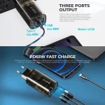 Havit Φορτιστής Χωρίς Καλώδιο 65W Quick Charge 2.0 Μαύρος (Uc20) UC20 EU - Image 9