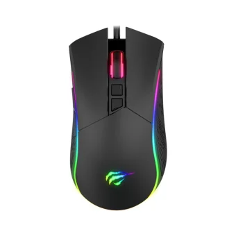 Havit MS1001S RGB Gaming Ποντίκι 7200 DPI Μαύρο