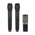 Azusa Ηχείο Karaoke με Ασύρματα Μικρόφωνα DM-0135EU Μαύρο LEC-MIK0135EU - Image 4