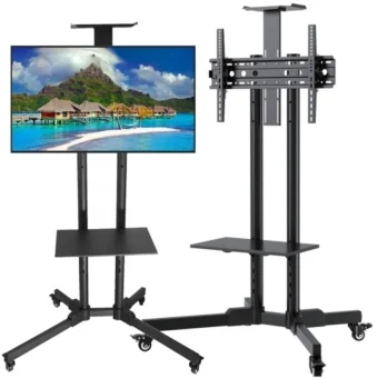 Dna Tv Stand Black Steel Floor Stand 5908249829299
