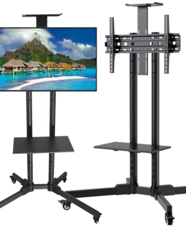 Dna Tv Stand Black Steel Floor Stand 5908249829299
