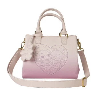Funko Loungefly Stitch and Angel Παιδική Τσάντα Ώμου Ροζ 24.13x20.32x10.8εκ. WDTB3185