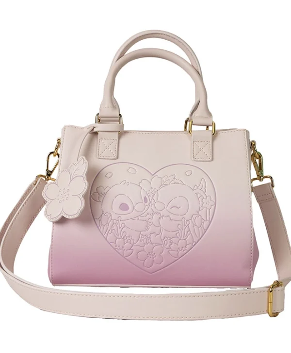 Funko Loungefly Stitch and Angel Παιδική Τσάντα Ώμου Ροζ 24.13x20.32x10.8εκ. WDTB3185