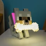 Paladone Παιδικό Διακοσμητικό Φωτιστικό Αφής Minecraft Wolf Πολύχρωμο 16x12cm PP14761MCF - Image 8